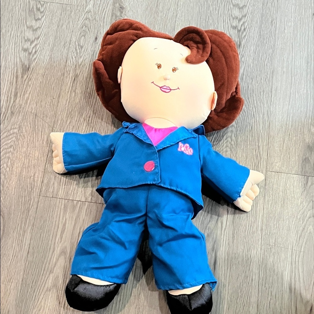 Rosie ODonald Charming Blue and Pink Stuffed Doll